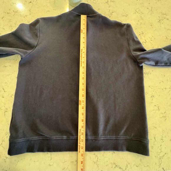 Ted Baker London Men's Quarter Zip
Knit Sweater Pullover Navy Blue Size 6 (XXL) - Picture 10 of 13